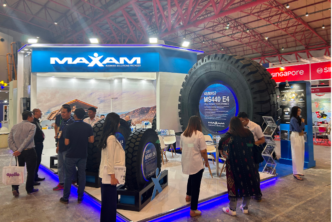 印度尼西亞雅加達(dá)礦業(yè)展覽會(MINING INDONESIA)隆重舉行，吸引了來自中國、俄羅斯、越南、迪拜、日本、韓國、馬來西亞、孟加拉等國家的多家特種輪胎企業(yè)前來參展。賽輪集團(tuán)旗下特種輪胎品牌邁馳在此次展會上嶄露頭角。